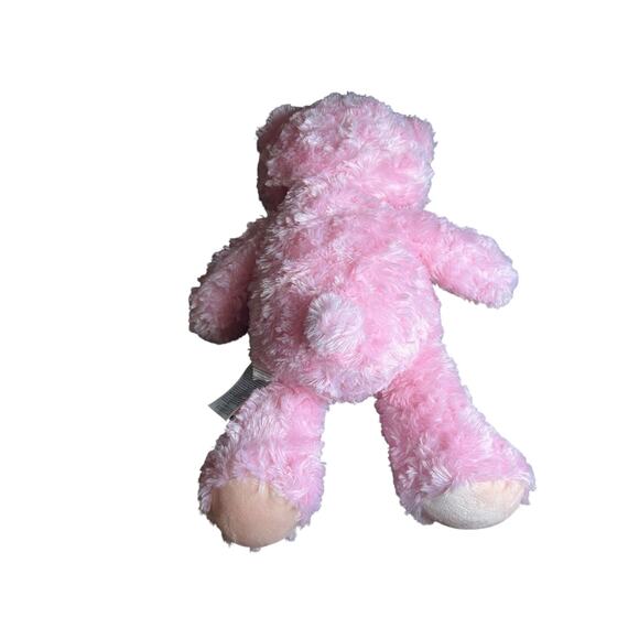 Build A Bear Workshop Pink Cuddles Teddy Bear Plush 16" Heart Nose - Picture 6 of 6